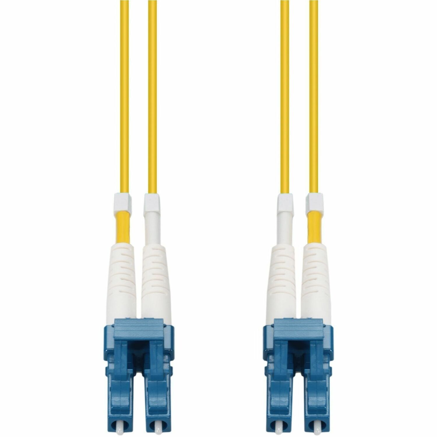 AddOn 2m LC to LC Yellow OS2 Duplex OFNR (Riser-Rated) SMF Fiber Patch Cable