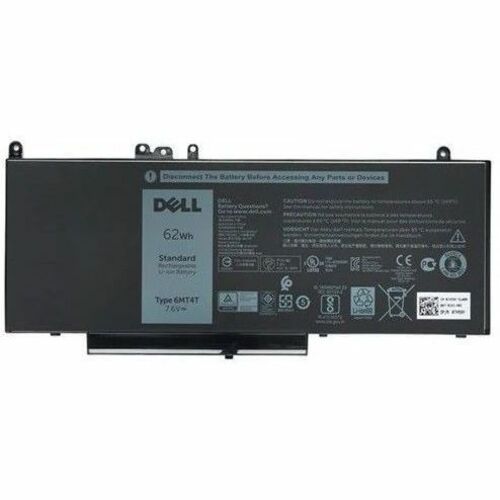 Dell 4-cell 62 Wh Lithium Ion Replacement Battery for Select Laptops