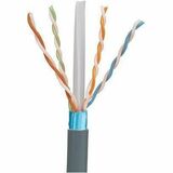 CU CBL CAT 6A 4-PAIR 23 AWG F/U
