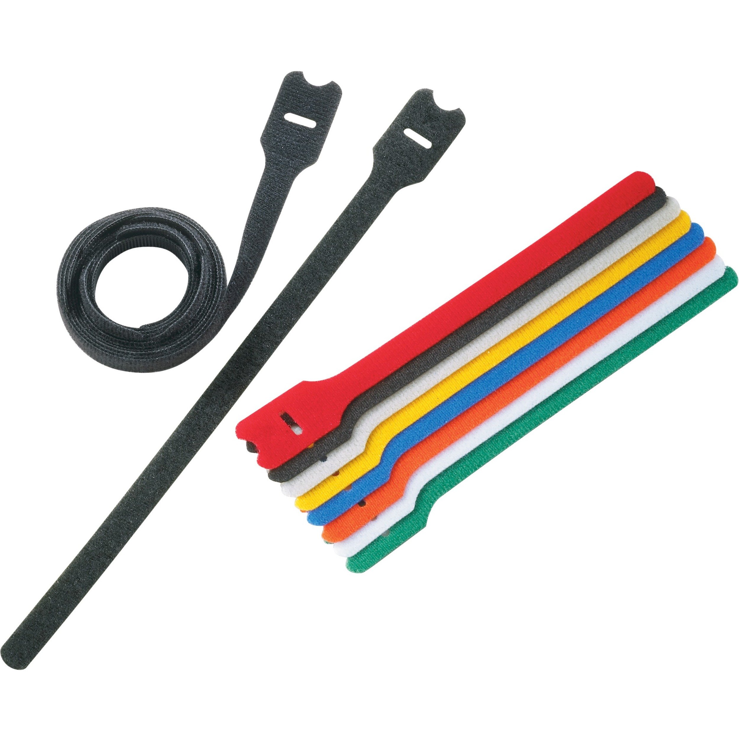 Panduit Hook & Loop Tie, Loop Style, 12.0"L (305mm), .50"W (12.7mm), Yellow