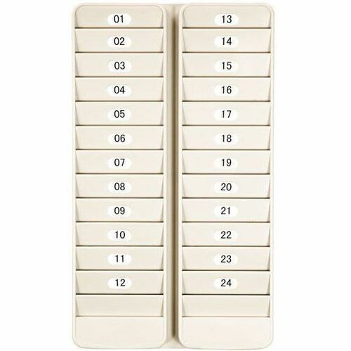 Pyramid 500-24 24-Pocket Employee ID Badge Rack