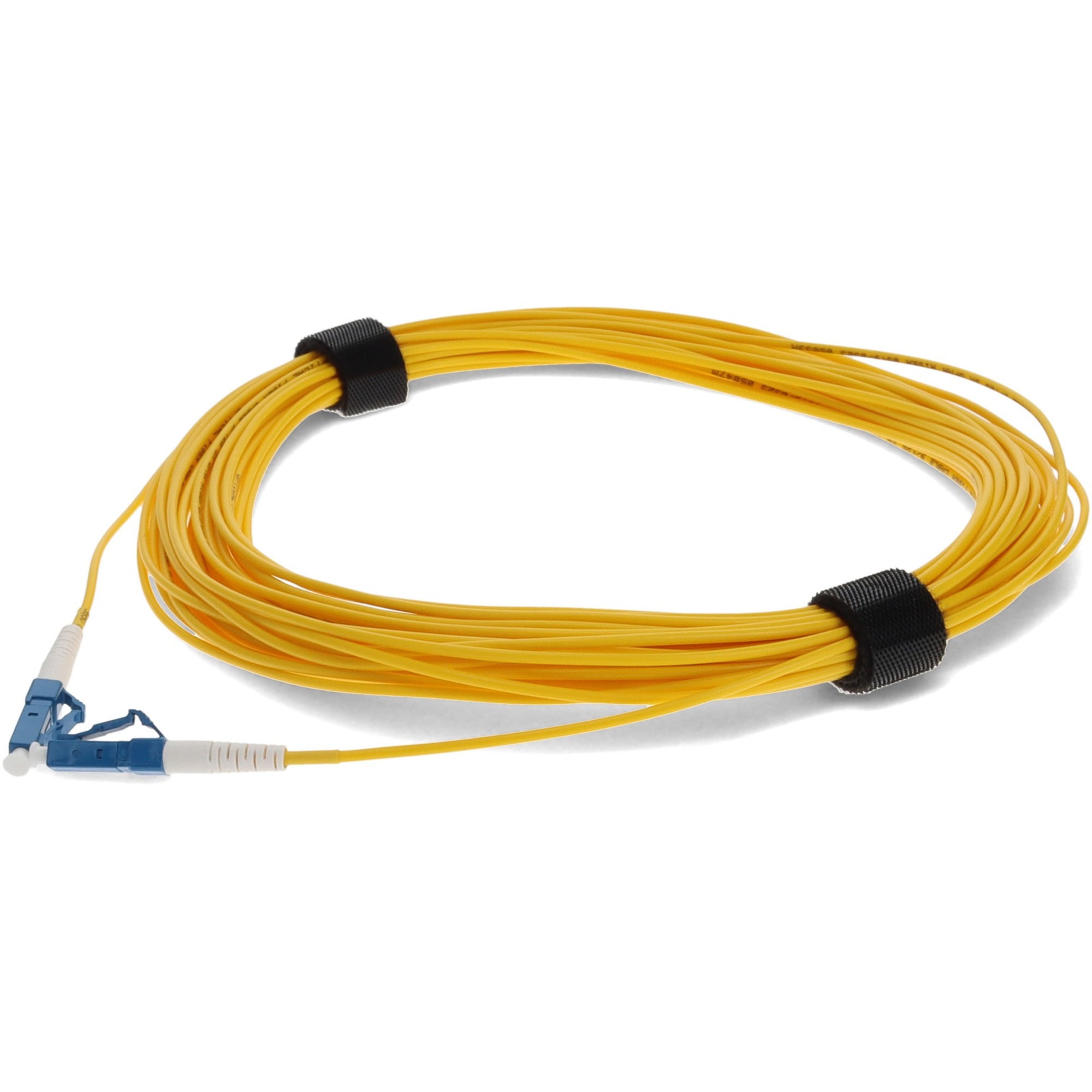 AddOn 39m LC to LC Yellow OS2 Simplex OFNR (Riser-Rated) SMF Fiber Patch Cable