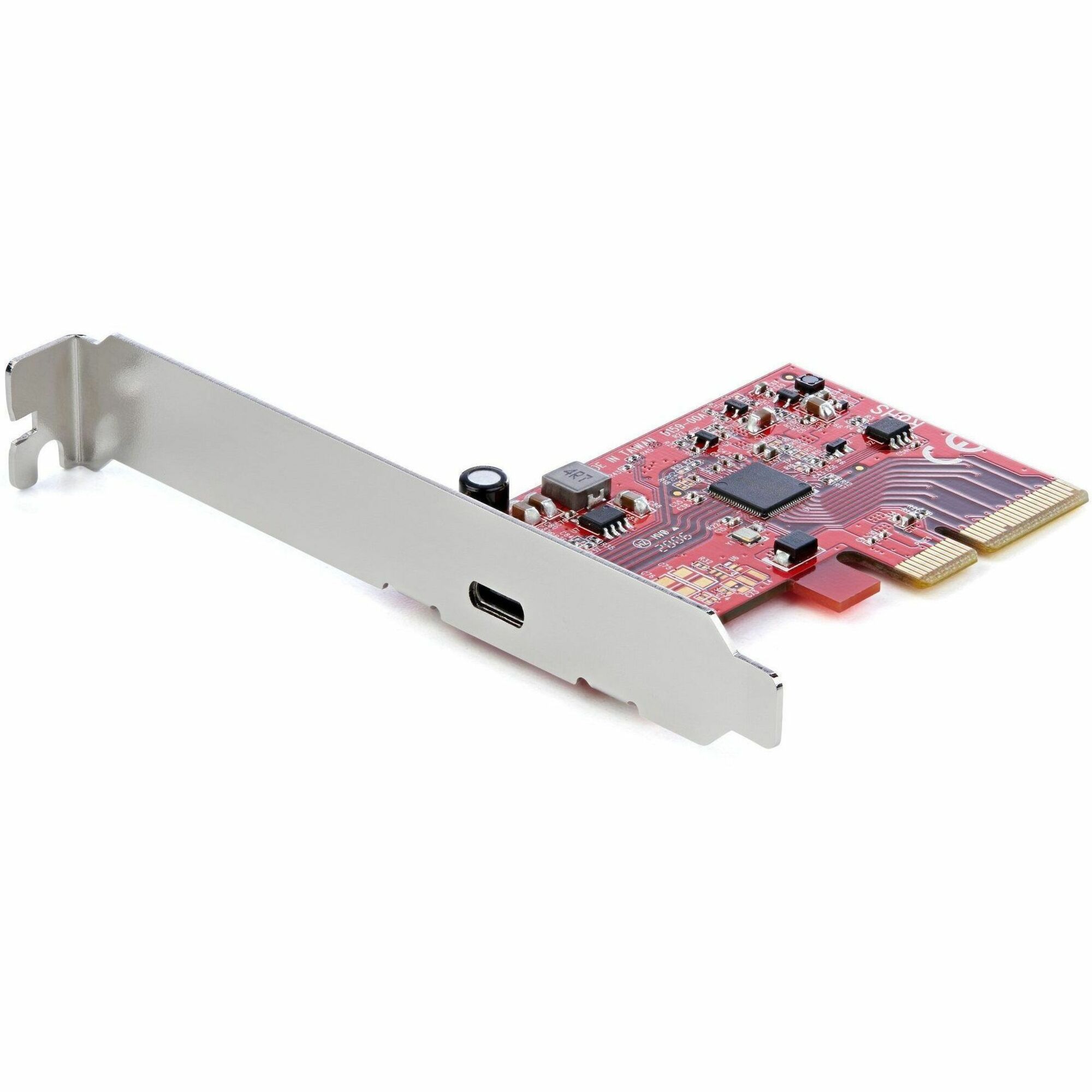StarTech.com 1-Port USB 3.2 Gen 2x2 PCIe Card, USB-C 20Gbps PCI Express 3.0 x4 Controller, USB Type-C, Data Only, Windows/macOS/Linux, TAA