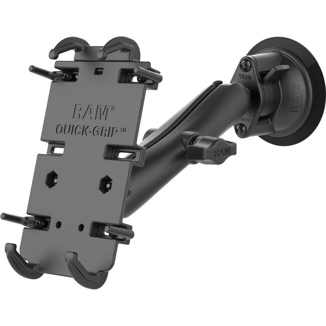 RAM Mounts Quick-Grip XL Phone Mount with RAM Twist-Lock Suction Cup