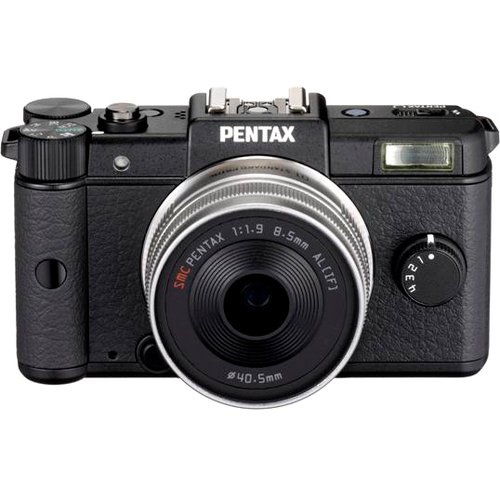 Pentax Q 12.4 Megapixel Mirrorless Camera with Lens - 0.33" - Black