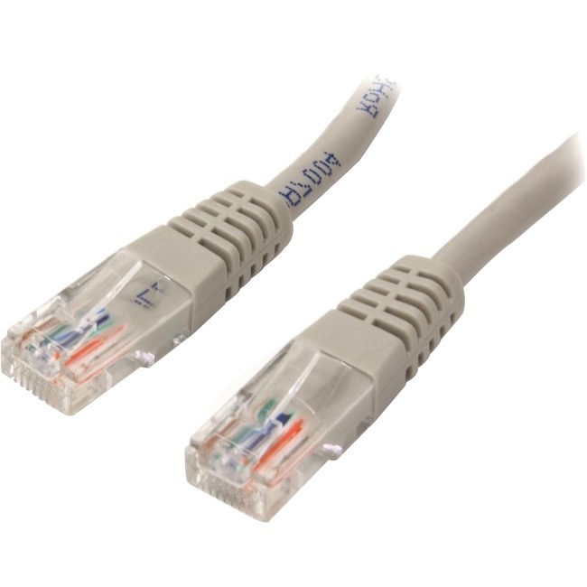 StarTech 25 ft Gray Molded Cat5e UTP Patch Cable