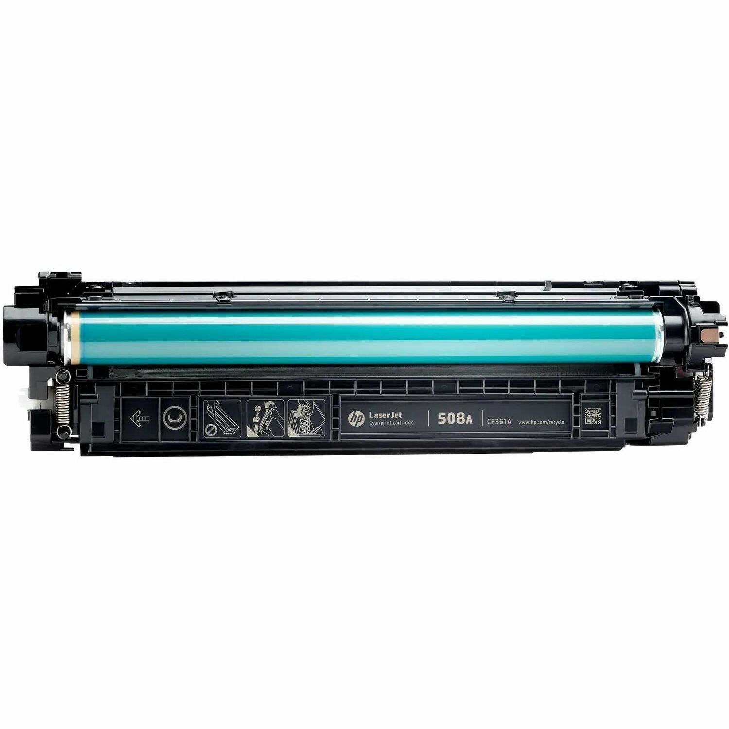 HP 508A (CF361A) Original Laser Toner Cartridge - Single Pack - Cyan - 1 Each