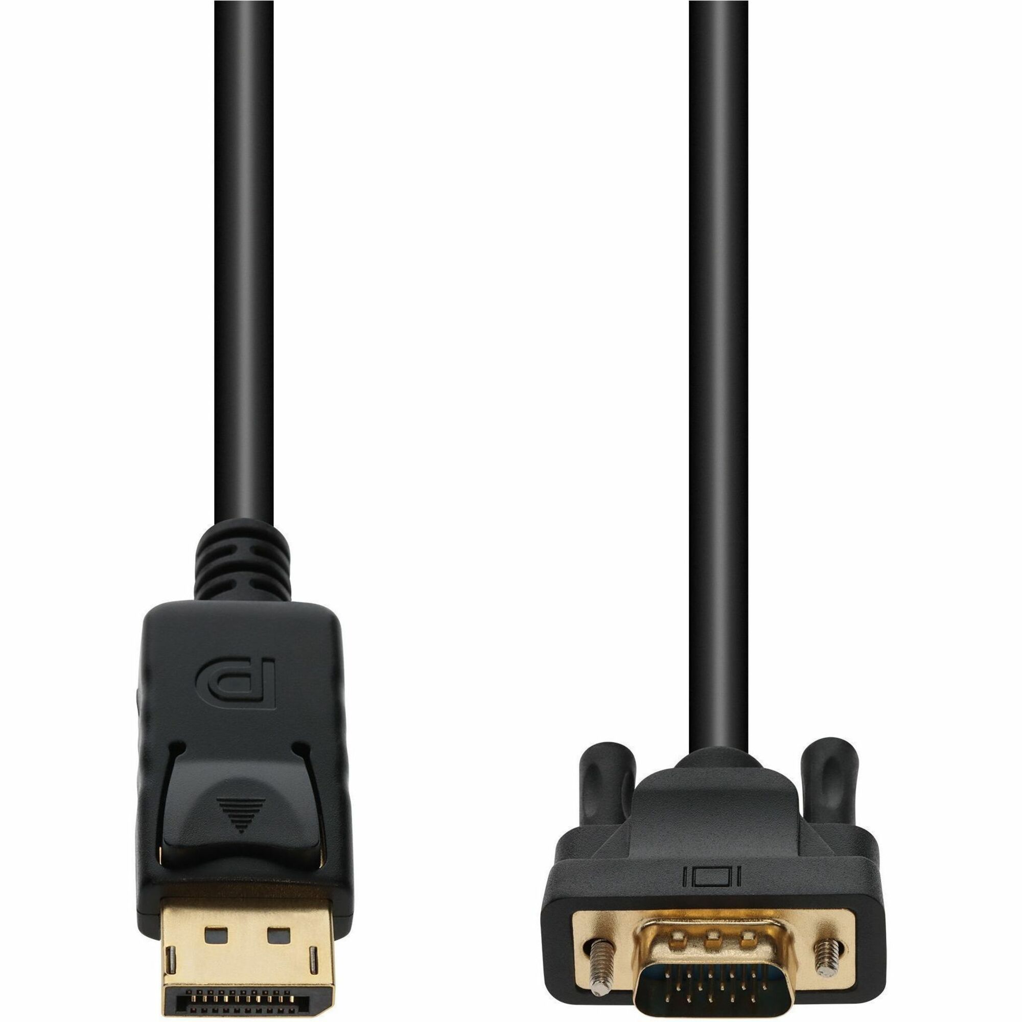 AddOn 6ft DisplayPort (Male) to VGA (Male) Black Cable, 1080P 60Hz
