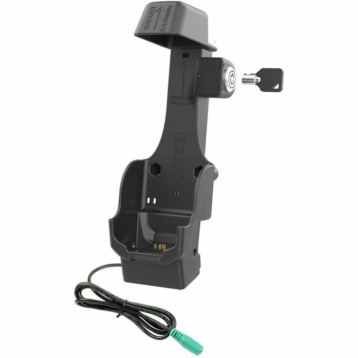 RAM Mounts Locking Powered Dock for Zebra TC8300 - Heated Pins