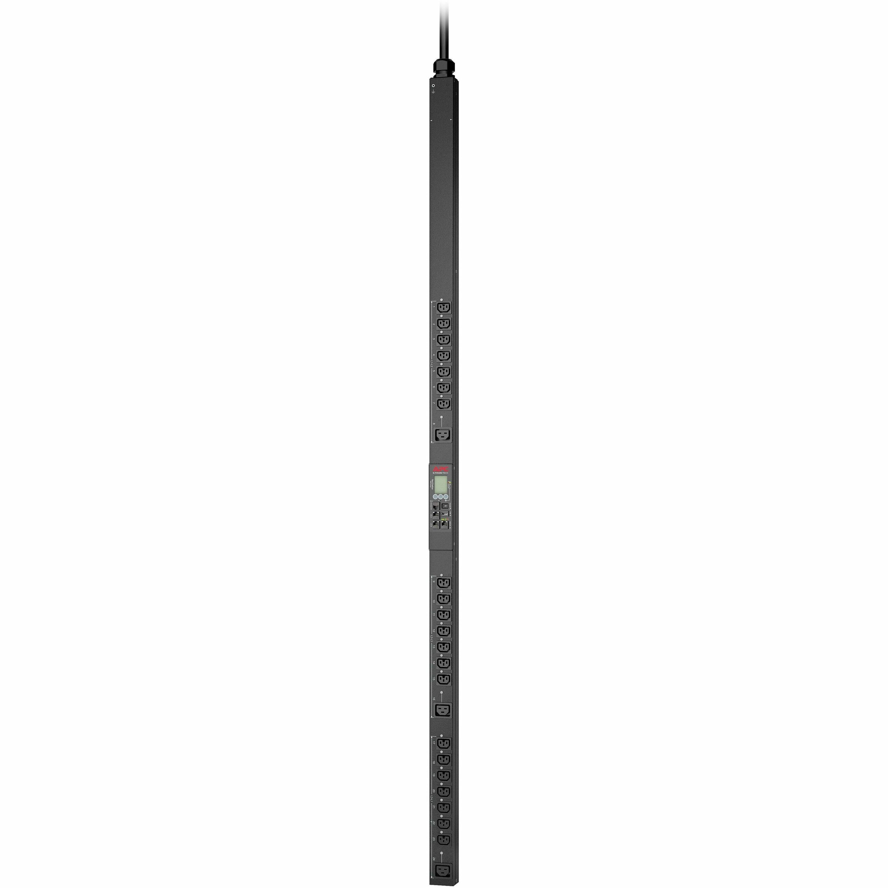 APC NetShelter Switched Rack PDU, 9K series, 0U, 5.7kW, 200/208V, 21 C13/C15 and 3 C19/C21 outlets