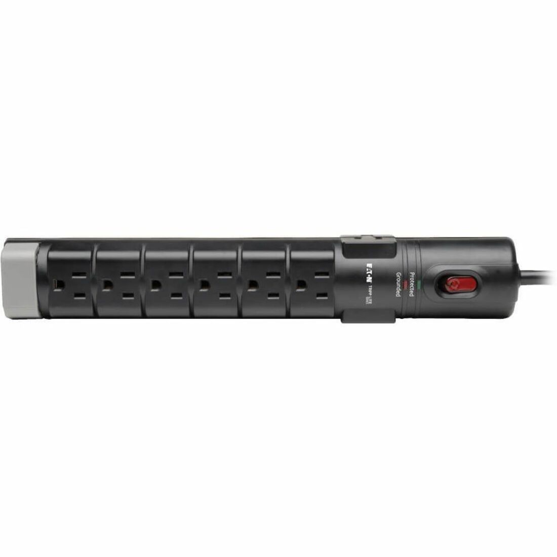 Tripp Lite by Eaton Protect It! 8-Outlet Surge Protector 6 ft. (1.83 m) Cord 2160 Joules Tel/DSL Protection Cord Clip