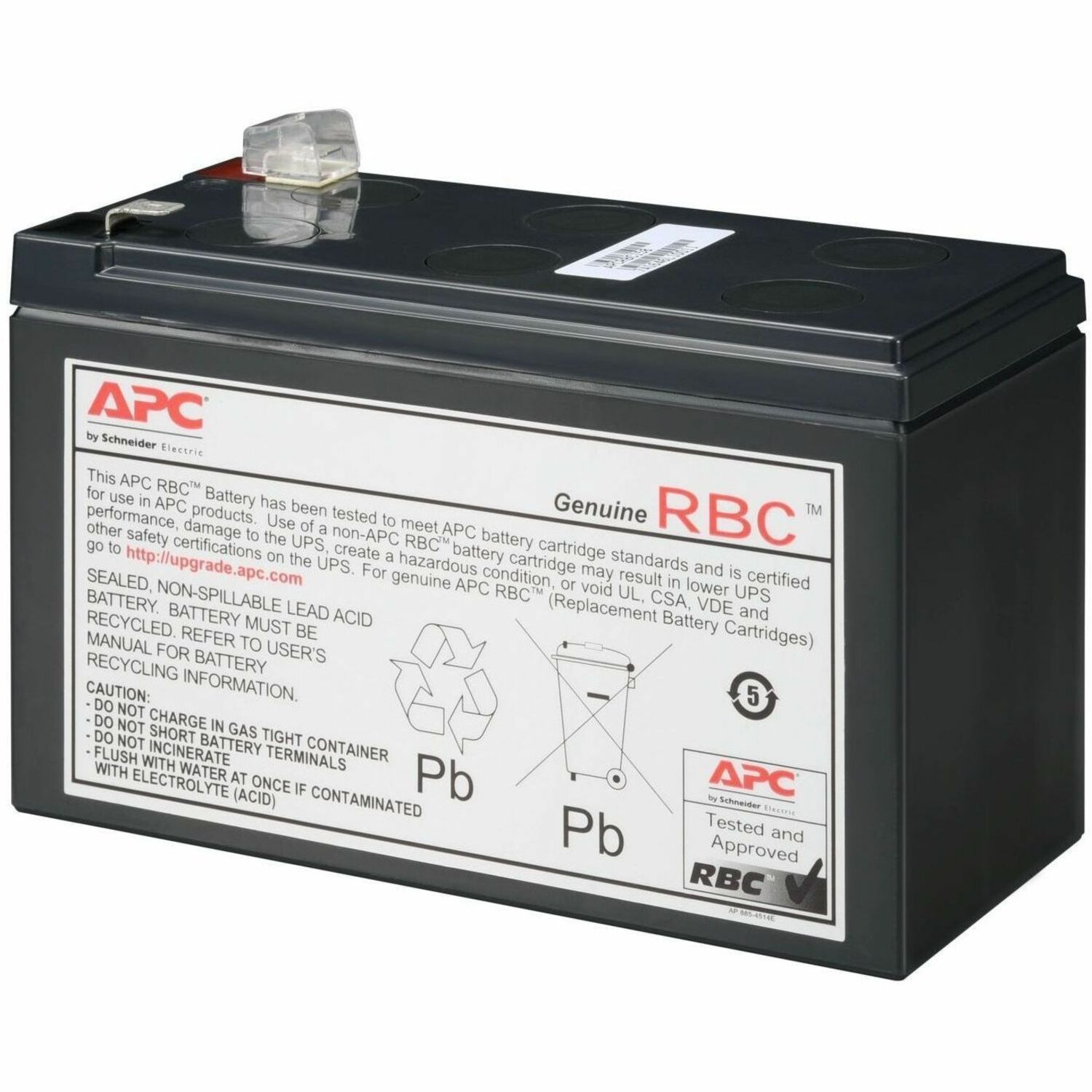 APC Replacement Battery Cartridge #164 with 2 Year Warranty