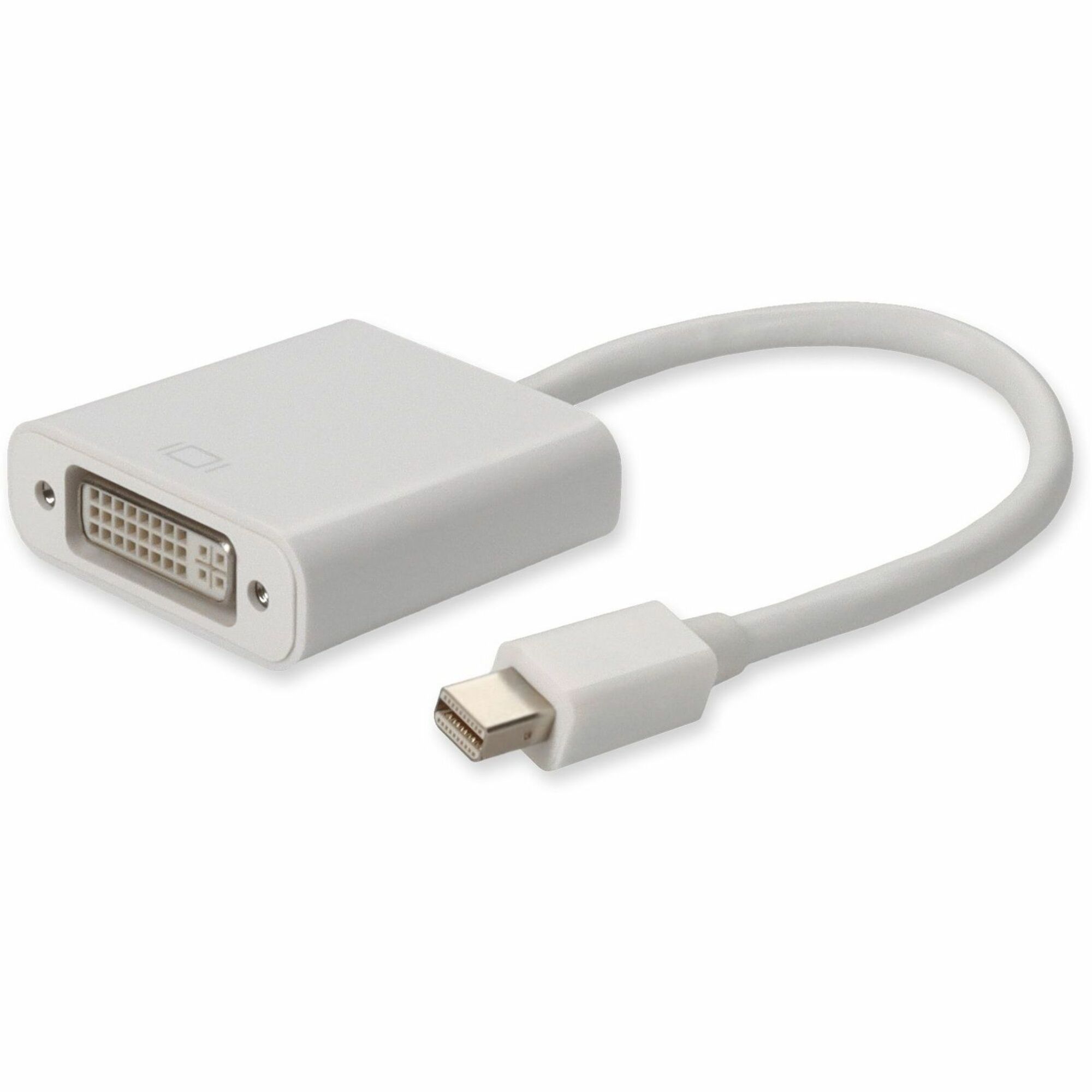 Lenovo 0B47090 Compatible Mini-DisplayPort 1.1 Male to DVI-I (29 pin) Female White Adapter For Resolution Up to 2560x1600 (WQXGA)