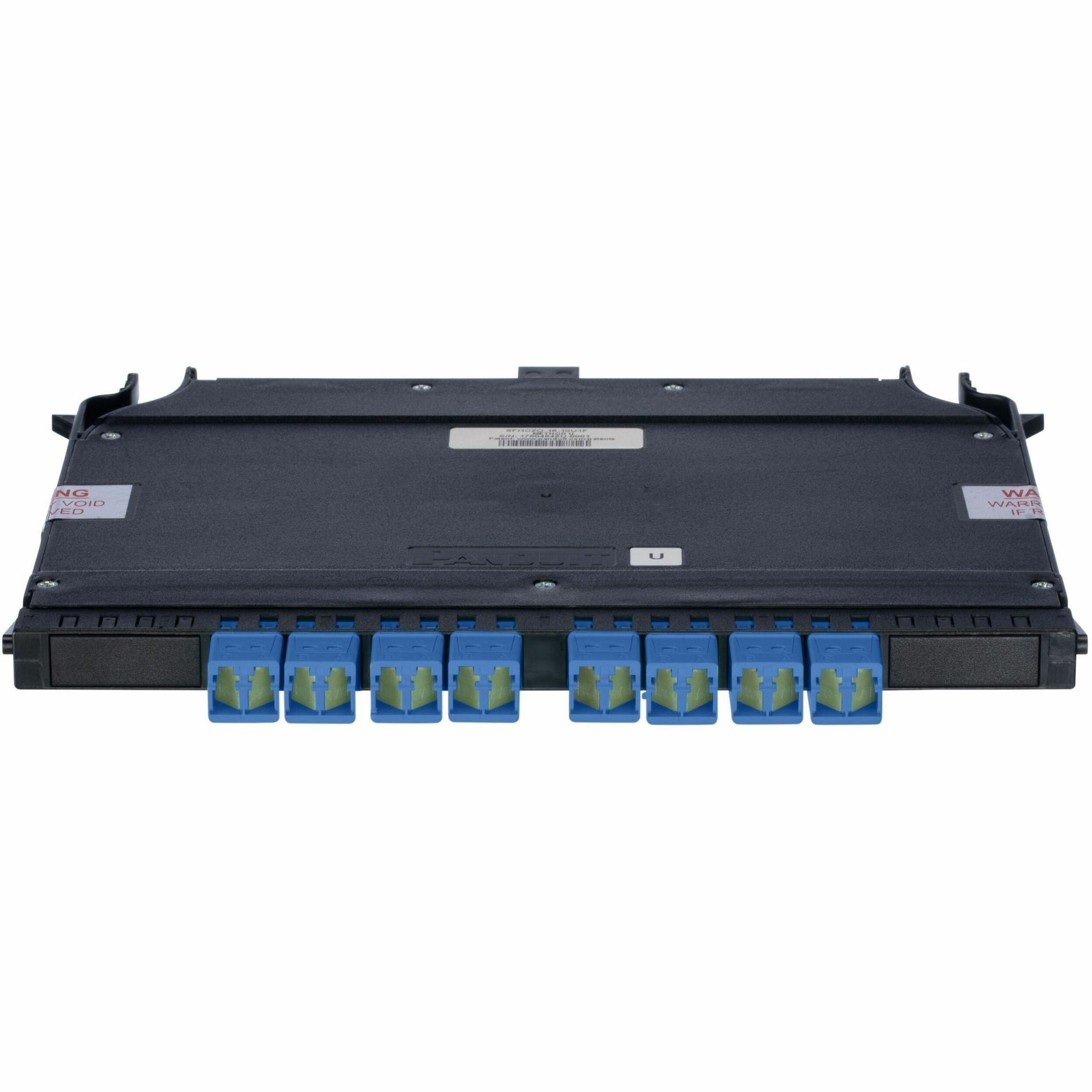Panduit OS2, 16f, LC Duplex to MPO-16 Cassette, Std IL, U2 Polarity
