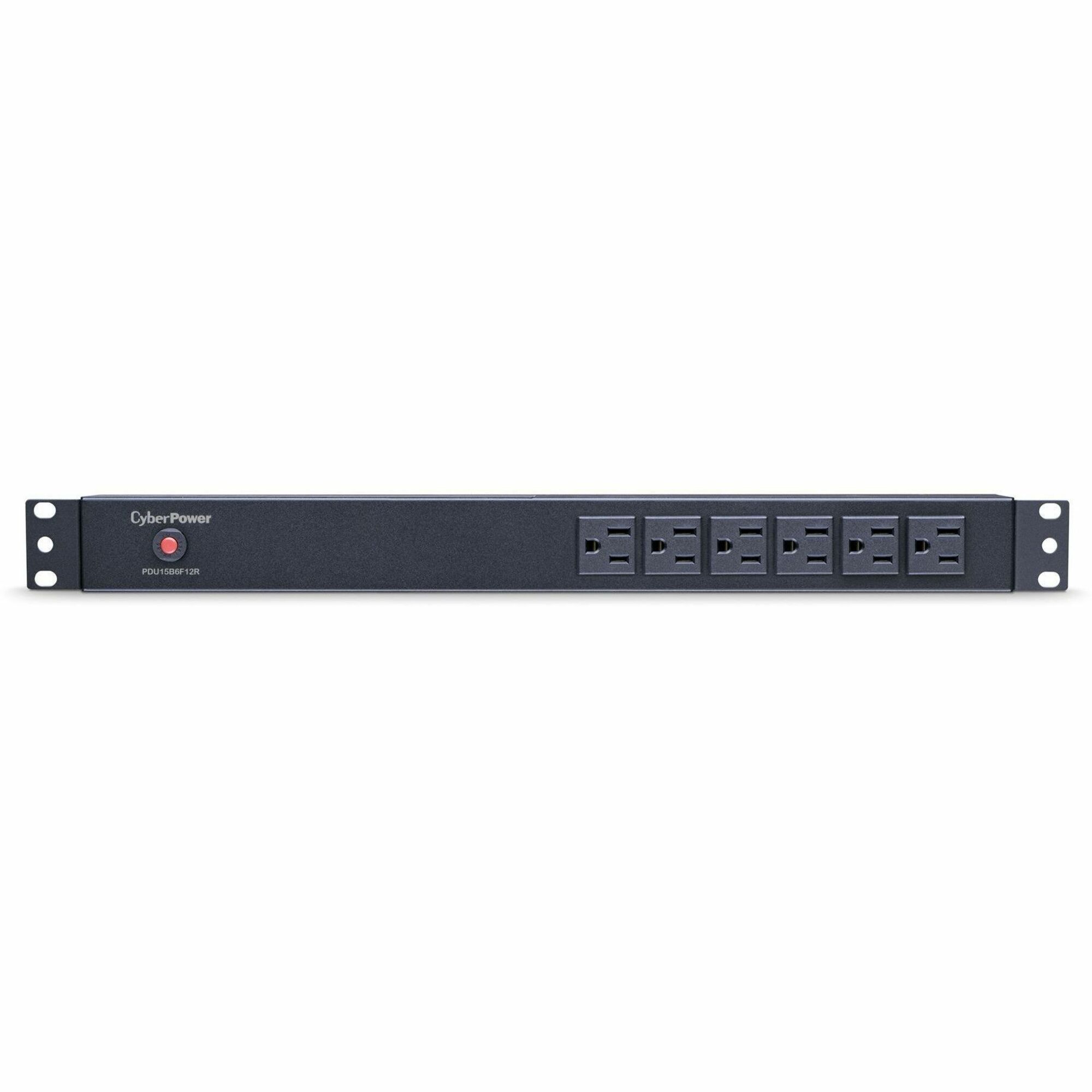 CyberPower PDU15B6F12R 100 - 125 VAC 15A Basic PDU