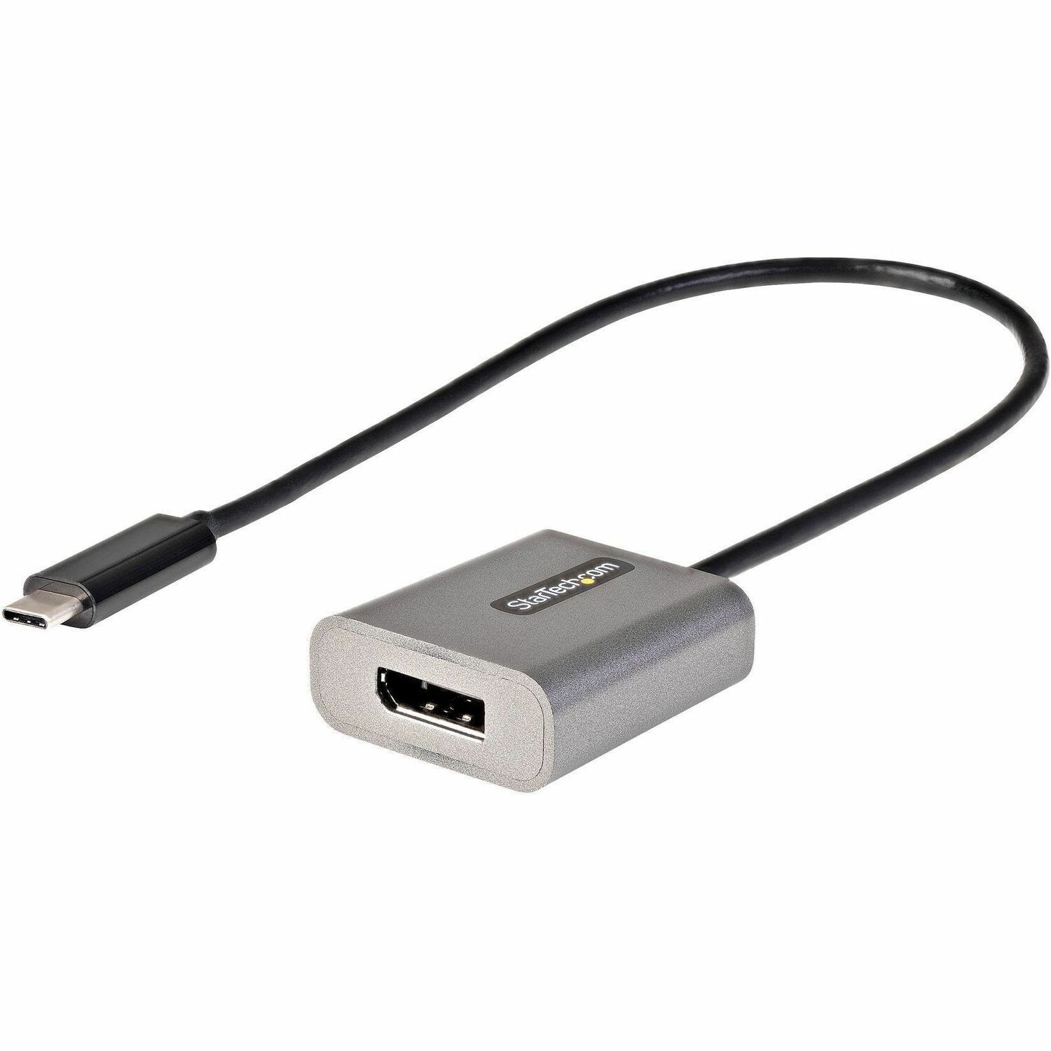 StarTech USB C to DisplayPort Adapter, 8K/4K 60Hz USB-C to DisplayPort 1.4 Adapter, DSC, USB Type-C to DP Video Converter, w/12" Cable