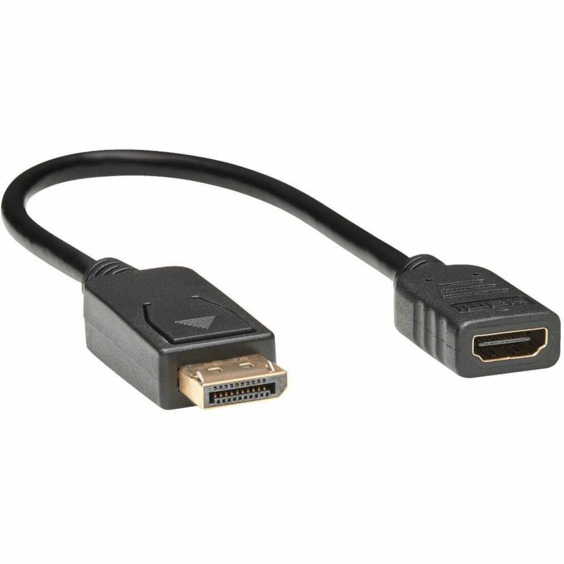 Tripp Lite by Eaton DisplayPort to HDMI Video Adapter Video Converter (M/F) HDCP Black 1 ft.