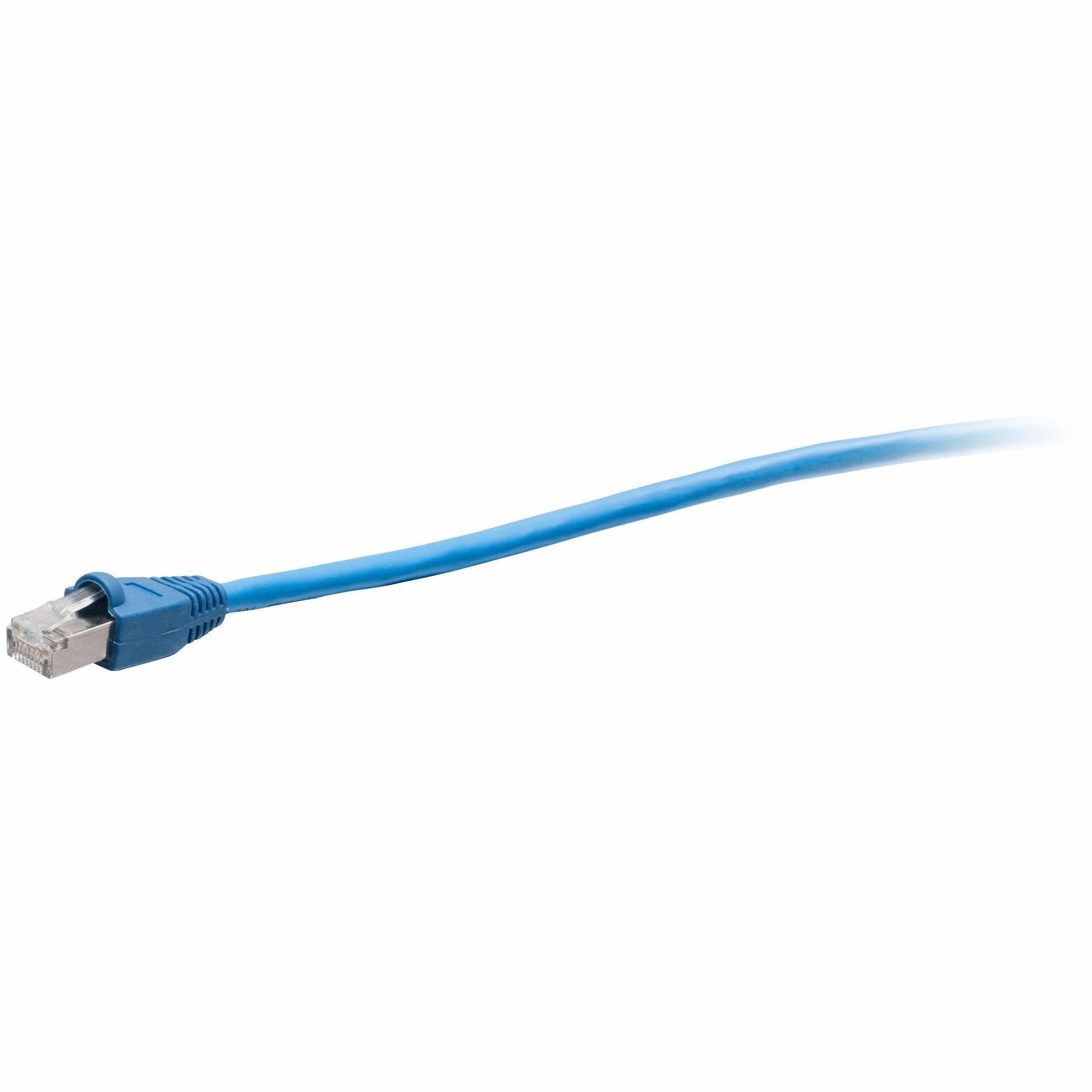 C2G 7ft Cat5e Snagless Shielded Ethernet Cable - TAA Compliant F-Series Blue - Patch cable - RJ-45 (M) to RJ-45 (M)