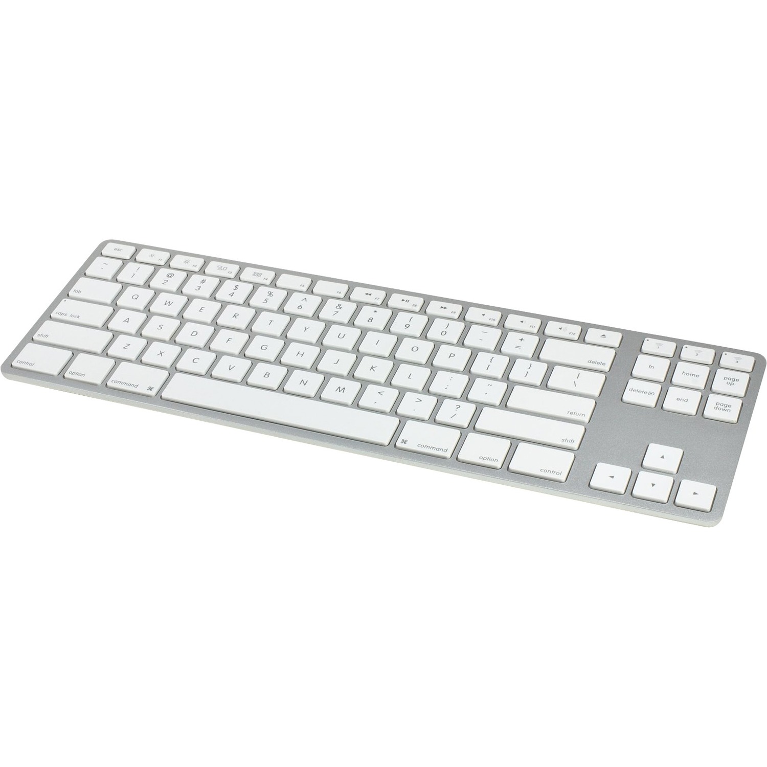 Matias Wireless Aluminum Tenkeyless Keyboard, Silver