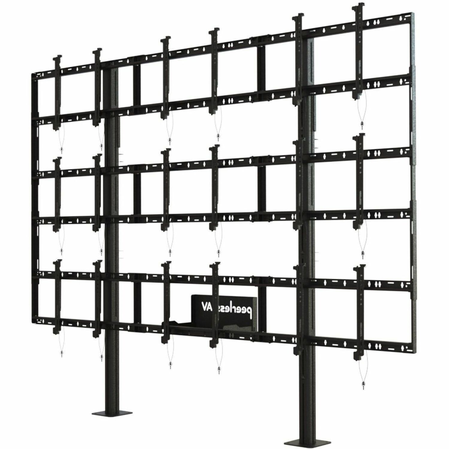 Peerless-AV&reg; SmartMount&reg; Modular Video Wall Pedestal Mount 3x3 Configuration for 46" to 55" Displays