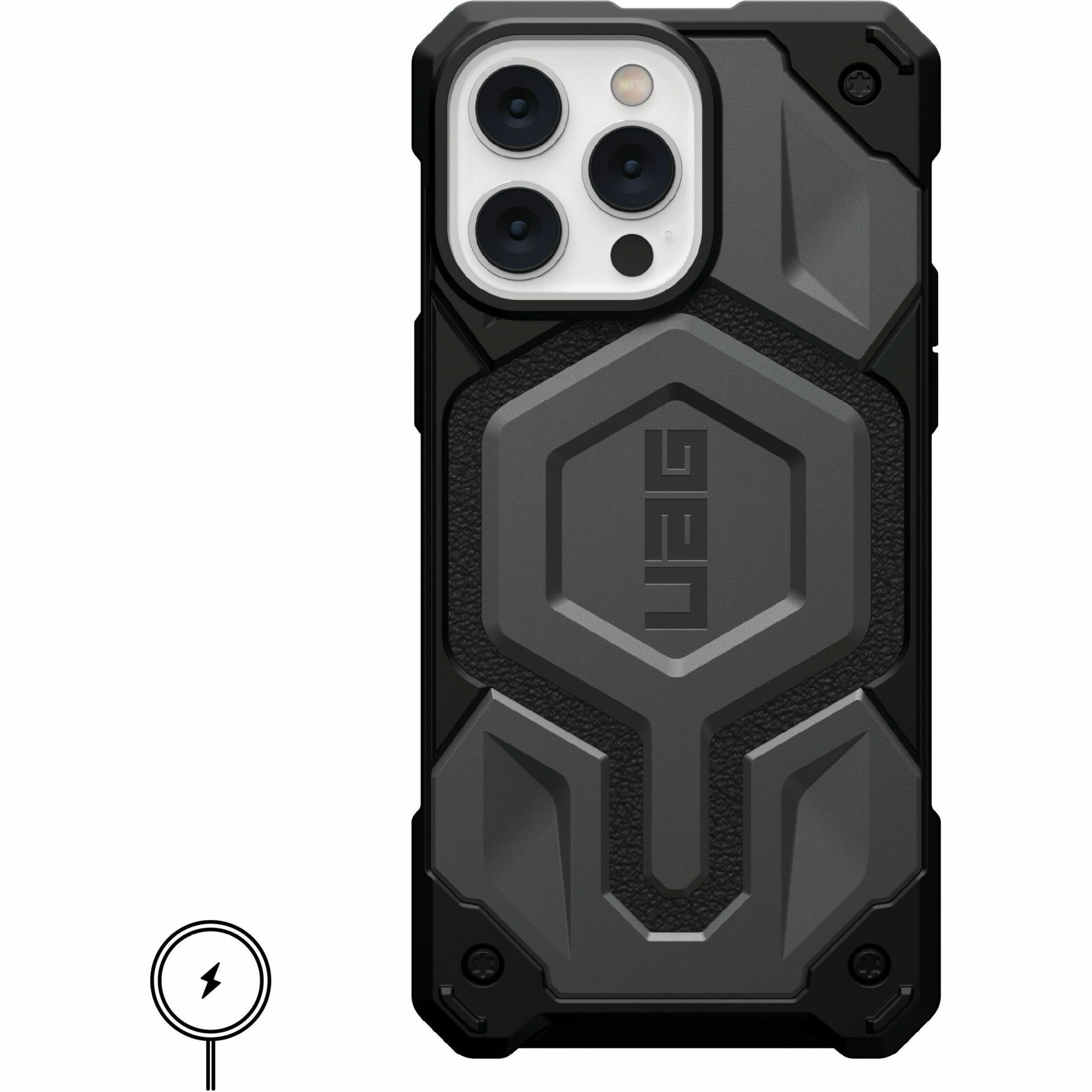 Urban Armor Gear Monarch Pro iPhone 14 Pro Max Case - Silver