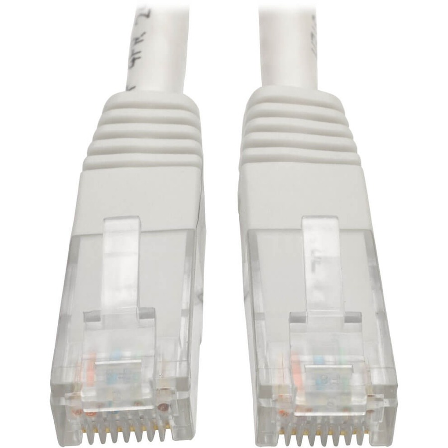 Tripp Lite by Eaton Cat6 Gigabit Molded (UTP) Ethernet Cable (RJ45 M/M) PoE White 7 ft. (2.13 m)