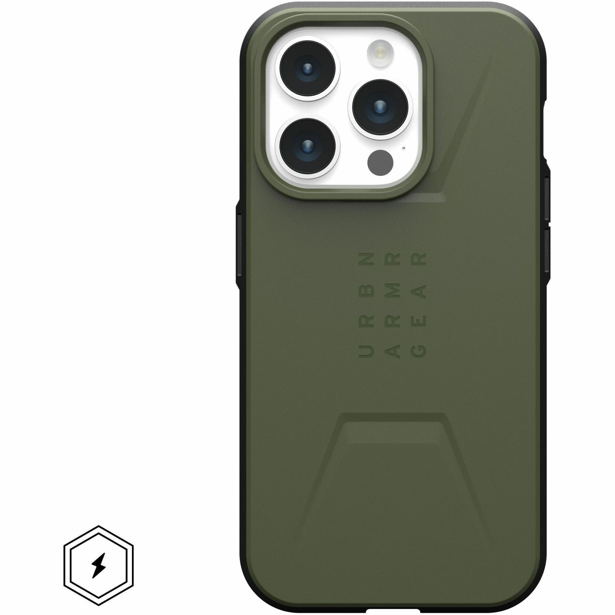 Apple Civilian iPhone 15 Pro Case - Olive Drab