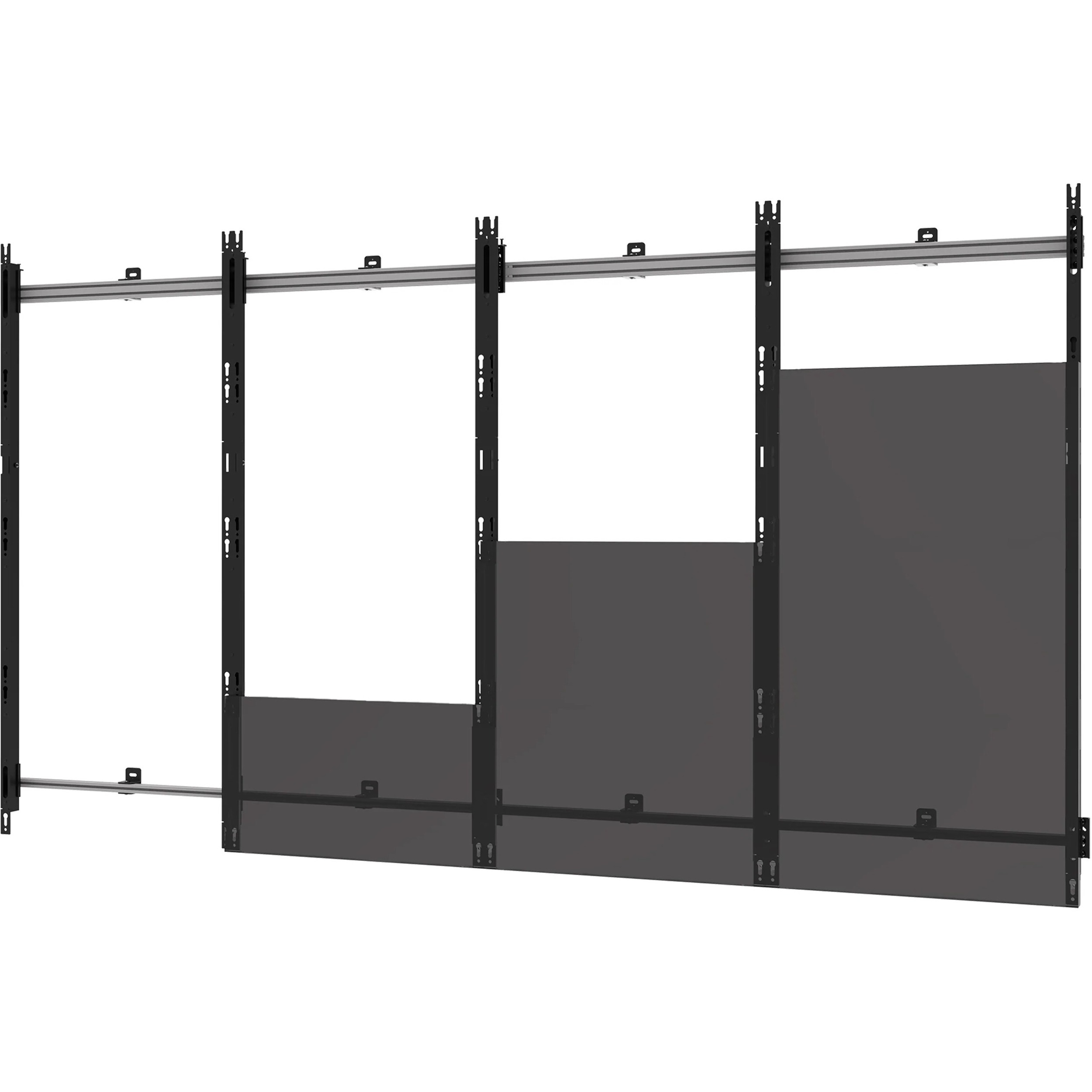 Peerless-AV® SEAMLESS Kitted DS-LEDLSAA-4X4 Wall Mount for LED Display, Video Wall - Black