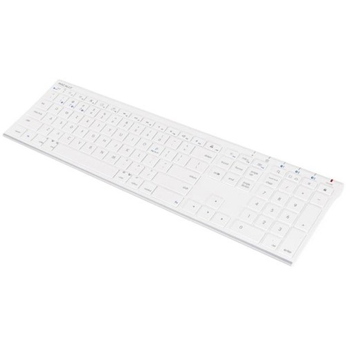 Macally Quick Switch Bluetooth Keyboard for Three Devices