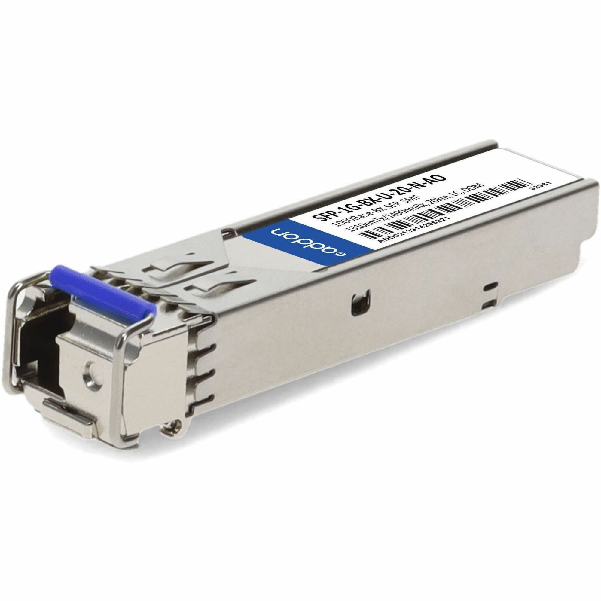 AddOn Alcatel-Lucent Nokia® Compatible TAA Compliant 1000Base-BX SFP Transceiver (SMF, 1310nmTX/1490nmRX, 20km, LC, DOM)