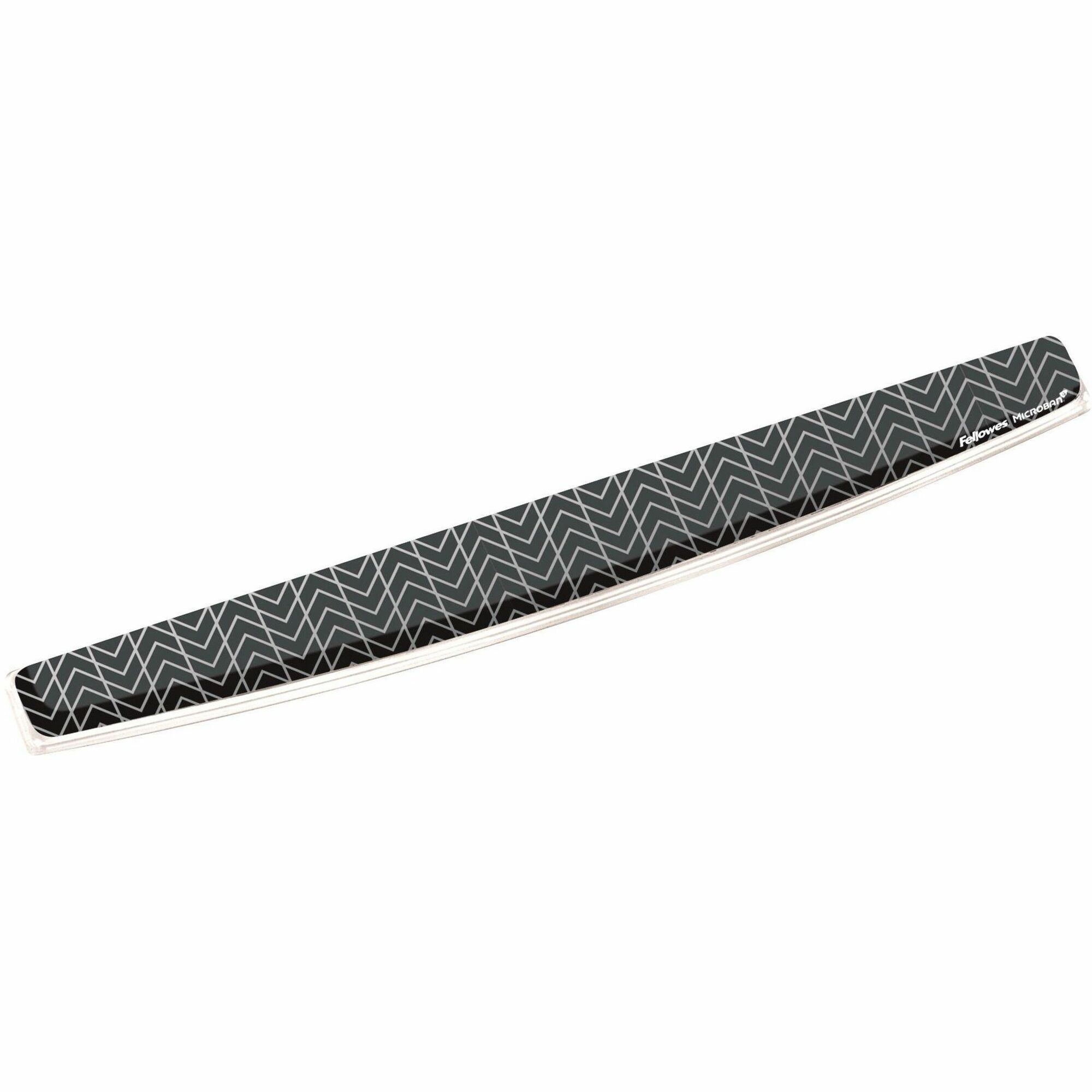Fellowes&reg; Photo Gel Keyboard Wrist Rest with MICROBAN&reg; - Chevron (955001)