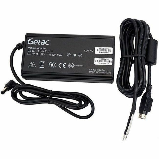 Gamber-Johnson Getac 120W Auto Power Adapter with Bare Wire Lead