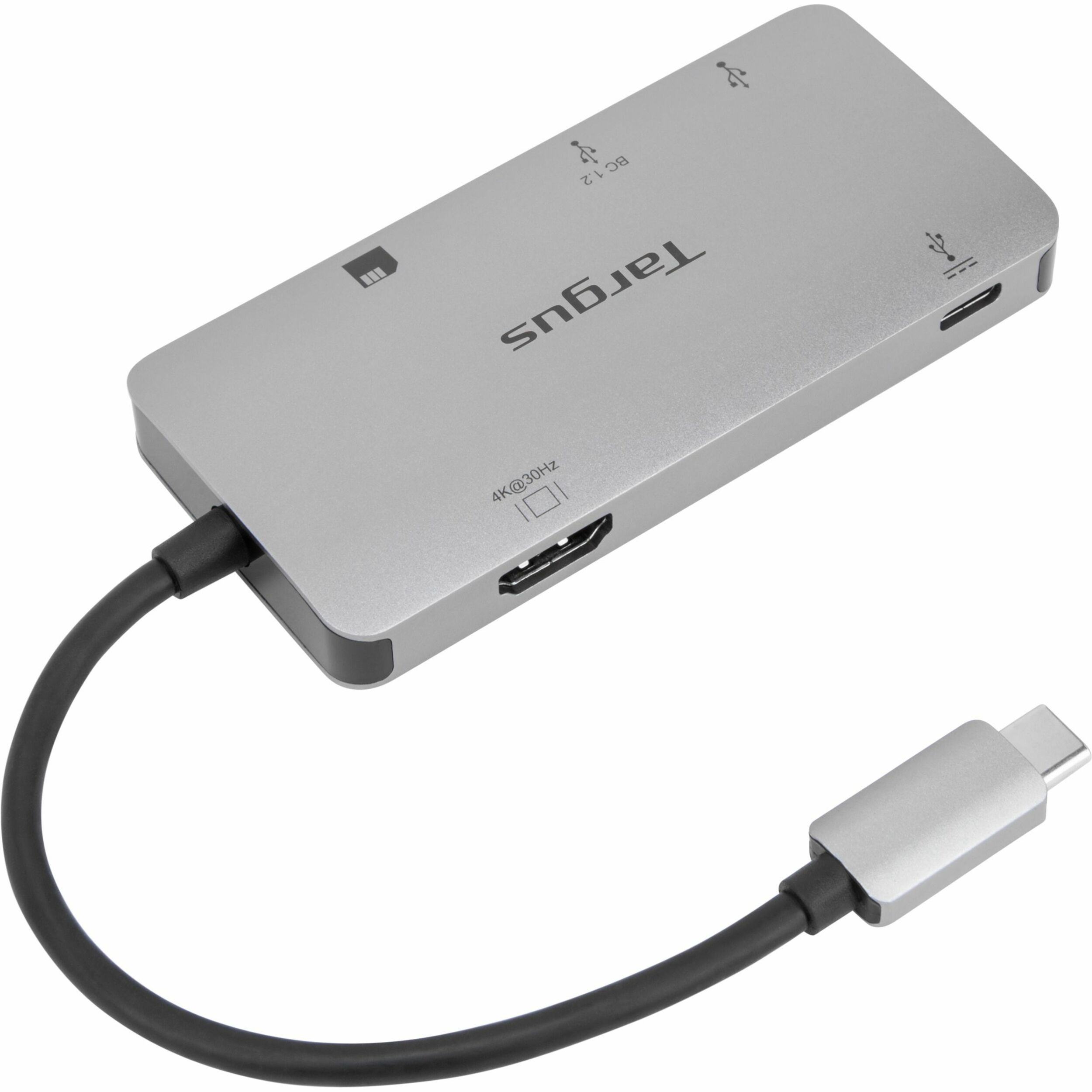 Targus USB-C Multi-Port Single Video Adapter and Card Reader with 100W PD Pass-Thru