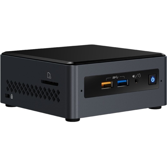 Intel-IMSourcing NUC NUC7CJYH Barebone System - Mini PC - Socket BGA-1090 - 1 x Processor Support - Celeron J4005 2 GHz Dual-core (2 Core)