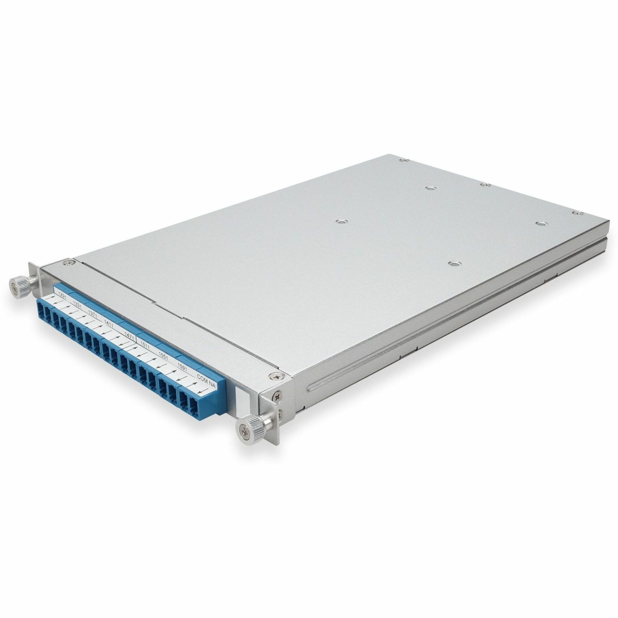 AddOn 8 Channel CWDM MUX CARTRIDGE, 1291nm, 1331nm, 1371nm, 1411nm, 1471nm, 1511nm, 1551nm, 1591nm with Pass Ports (Bidirectional Transmission using Single Fiber)