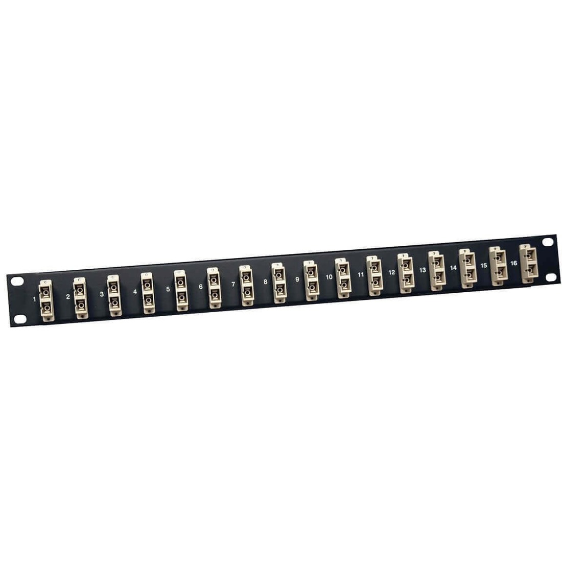 Eaton Tripp Lite Series 16-Port Fiber Patch Panel, 1U (SC/SC), Multimode or Singlemode