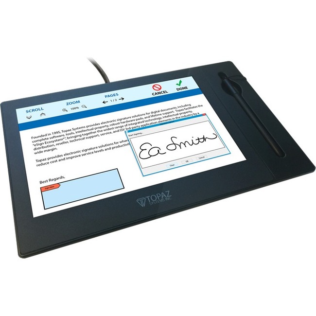 Topaz GemView TD-LBK101VT-USB-R Signature Pad