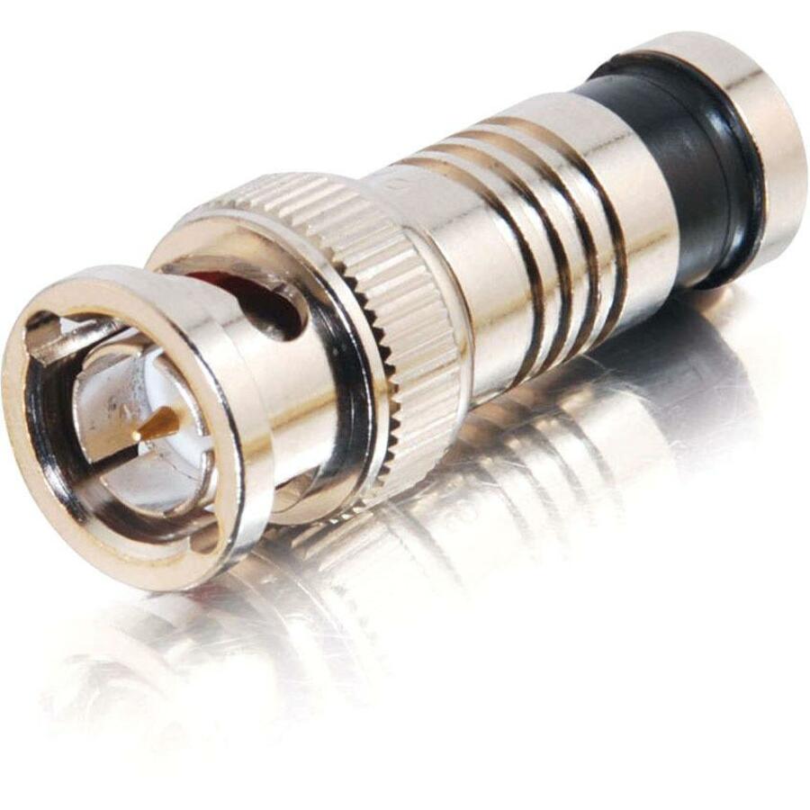 C2G RG59 Compression BNC Connector - 50pk