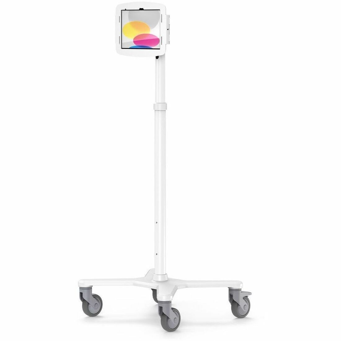 iPad 10th-11th (A16) Gen, Space Enclosure Premium Medical Rolling Cart