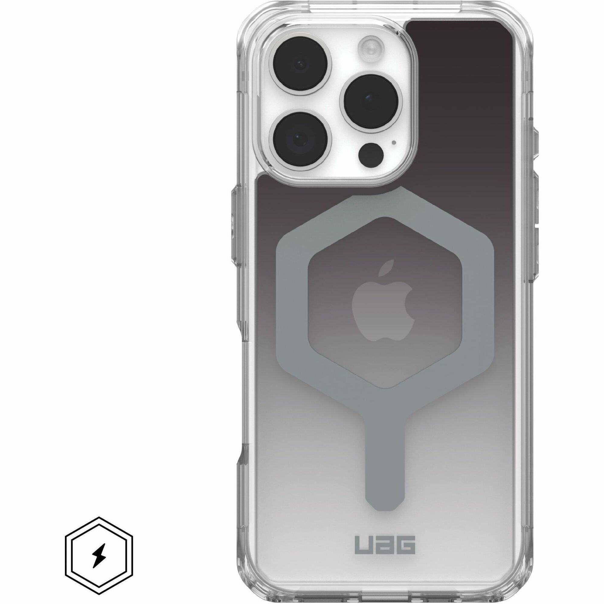 Urban Armor Gear Limited Edition Plyo iPhone 16 Pro Case - Black/Clear Ombr&eacute;