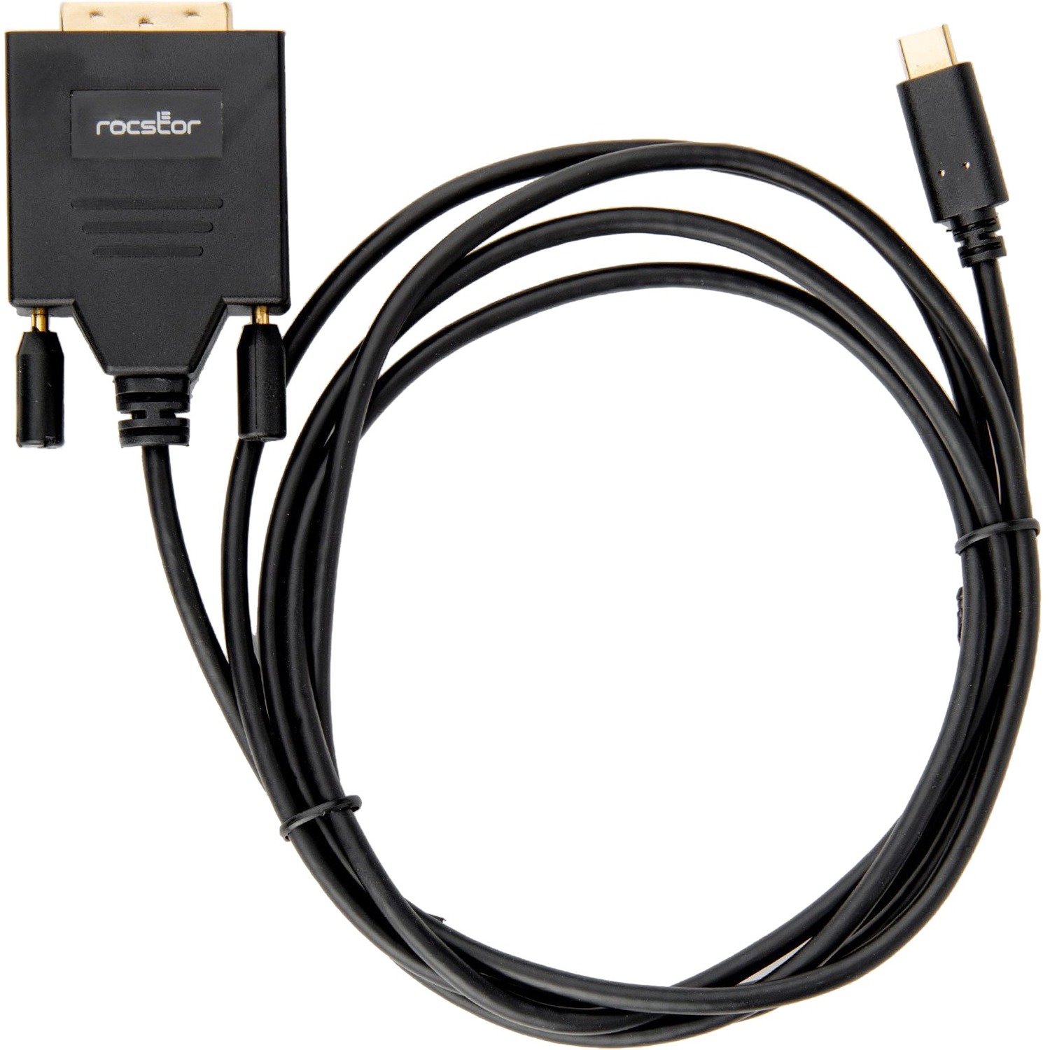 Rocstor Premium USB-C to DVI Cable - 6 ft / 2m