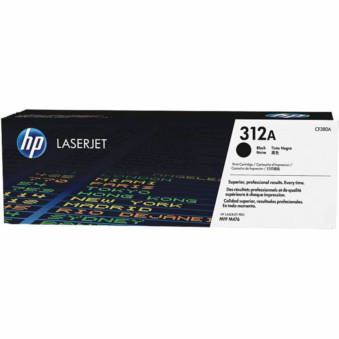 HP 312A Original Laser Toner Cartridge - Black - 1 Each