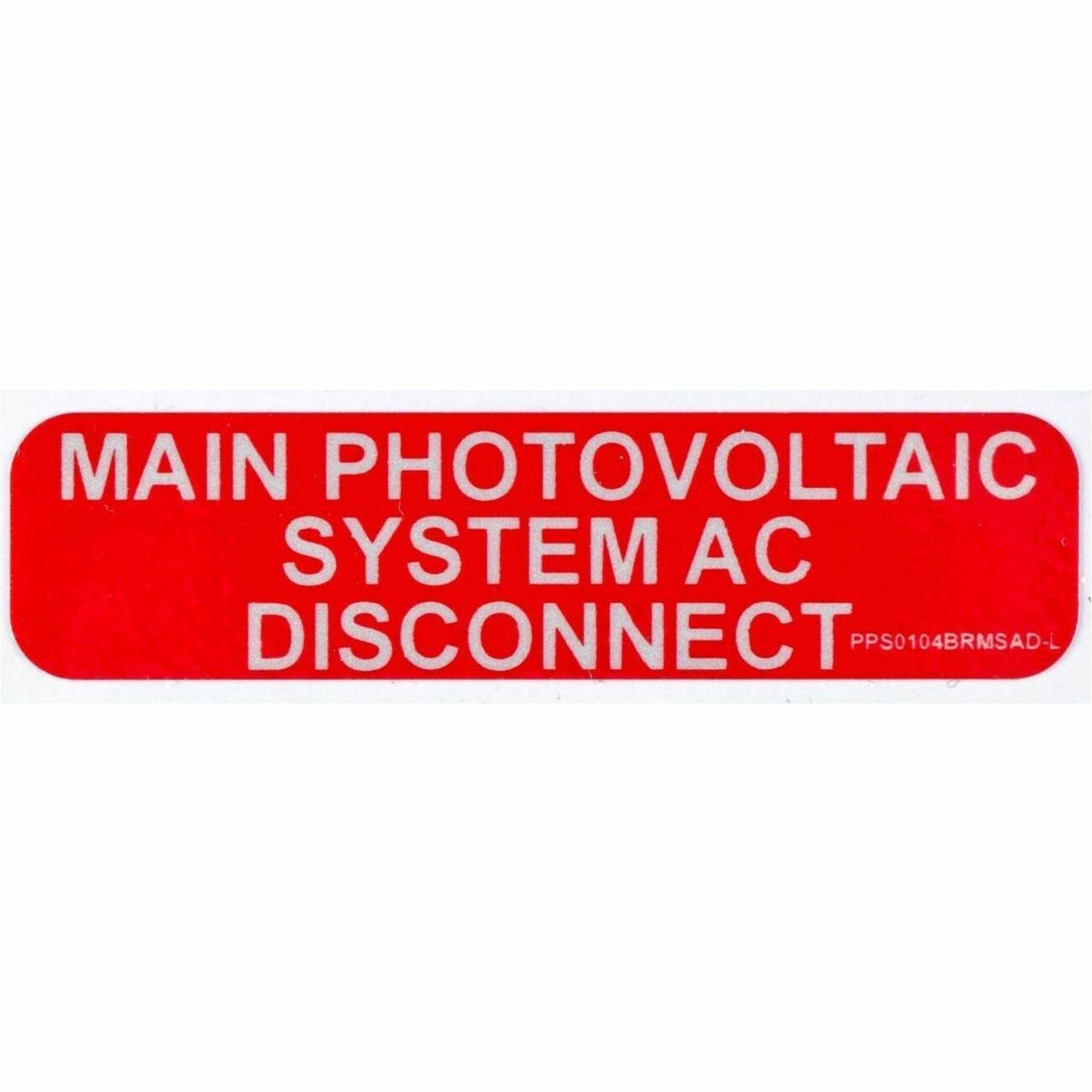 Panduit Solar Label