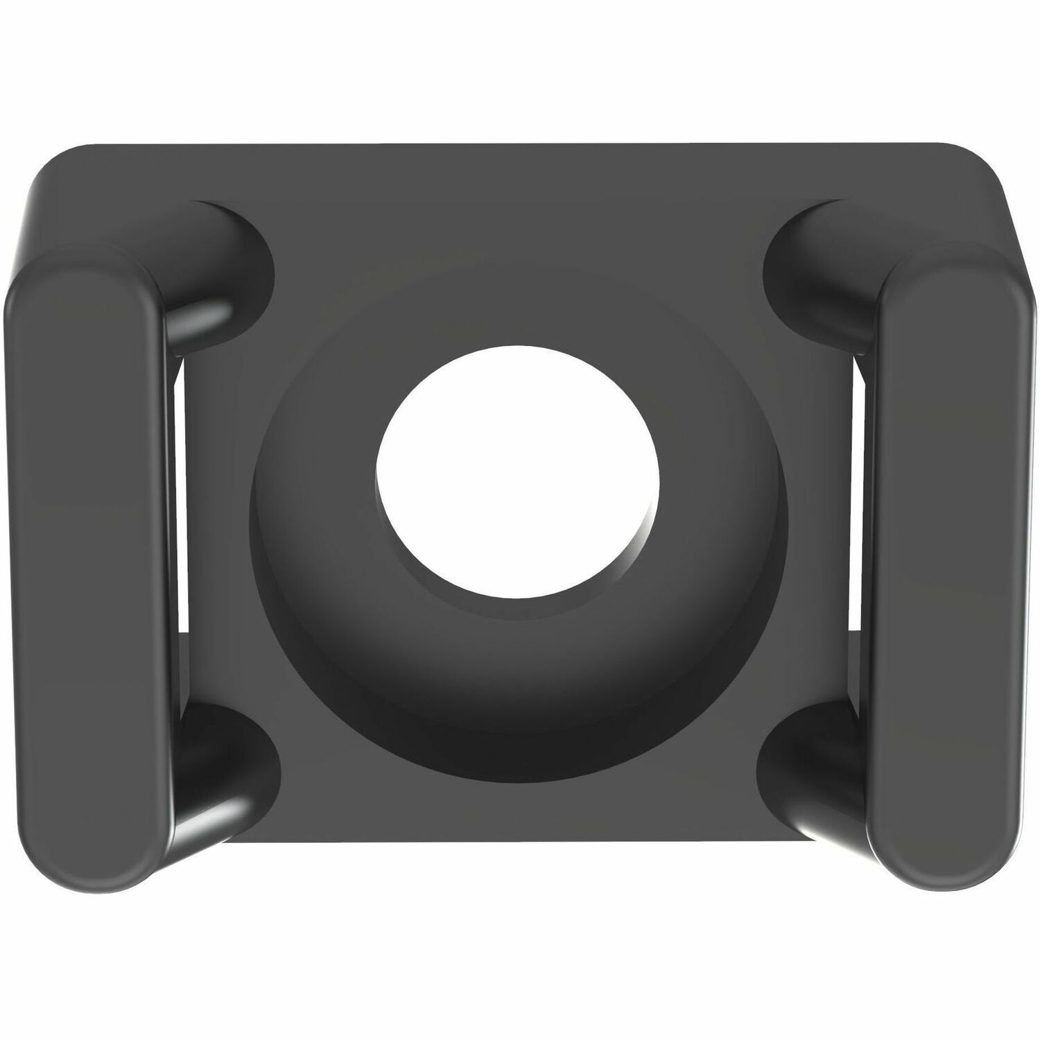 Panduit Super-Grip SGTM3S10-C0 Cable Tie Mount, Black, Supergrip, UV PA 6.6, Screw, #10