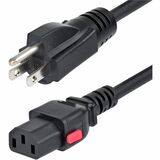 10FT COMPUTER POWER CORD TAA NEMA 5-15P TO LOCKING C13 125V 10A
