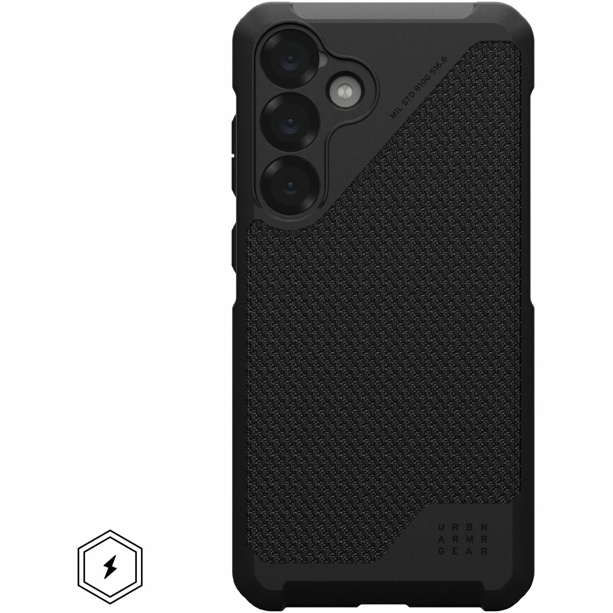 Urban Armor Gear Metropolis LT Galaxy S25 Plus Case - Kevlar Black