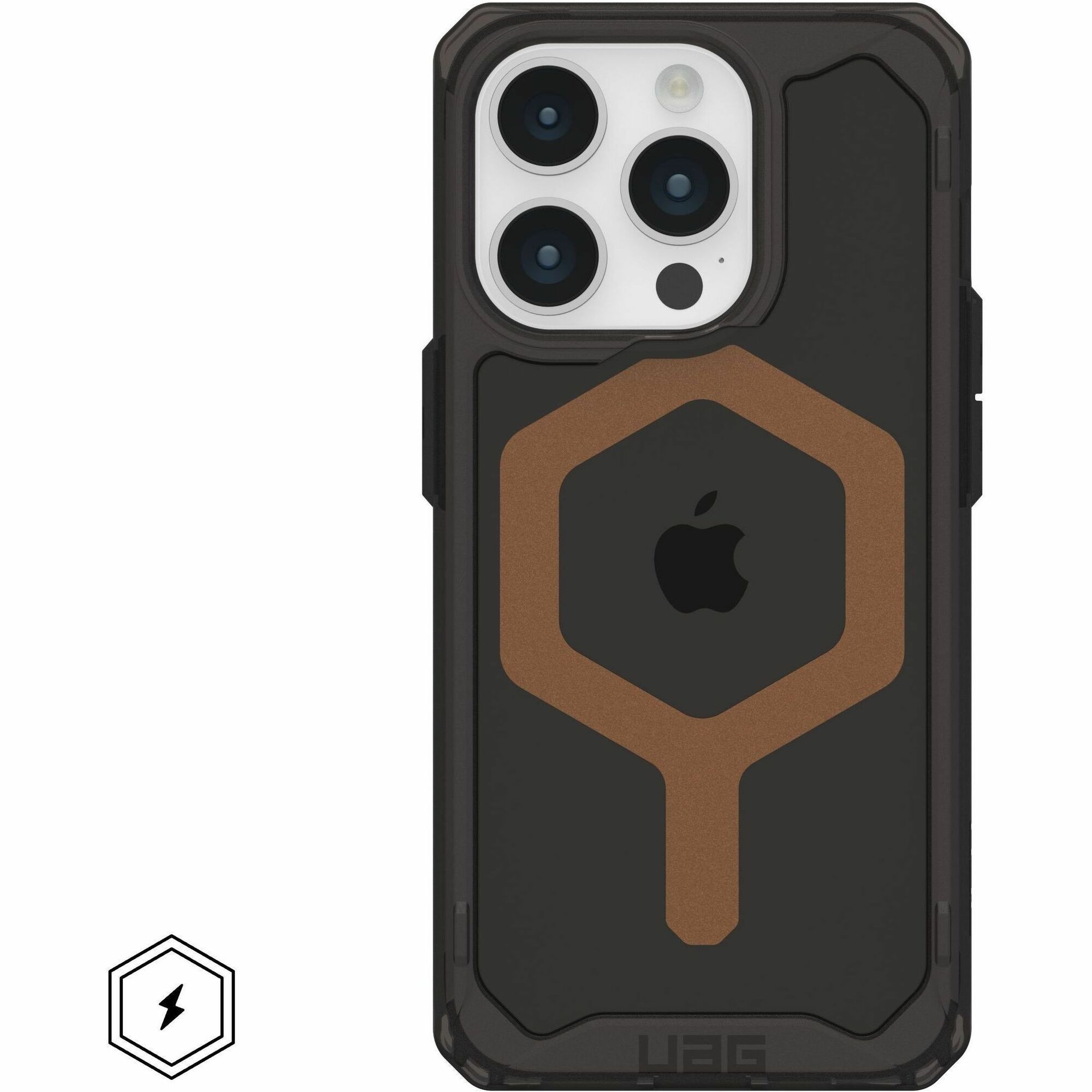 Urban Armor Gear Plyo iPhone 15 Pro Case - Black/Bronze