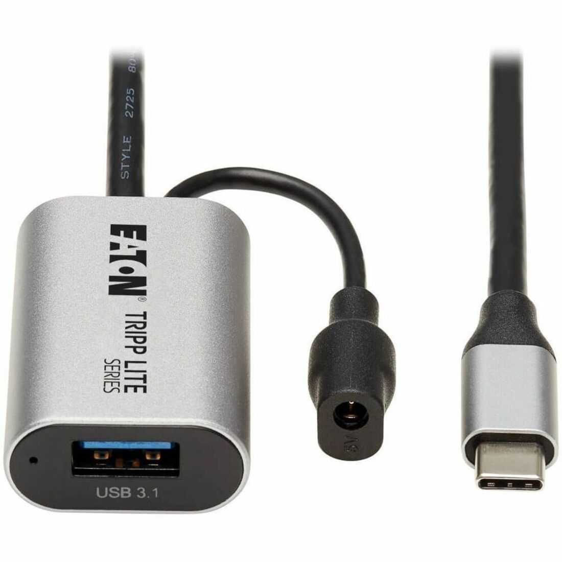 Eaton Tripp Lite Series USB 3.2 Gen 1 Active Extension Cable - USB-C to USB-A (M/F), 5 Gbps, Data Only, 5 m (16.4 ft.)