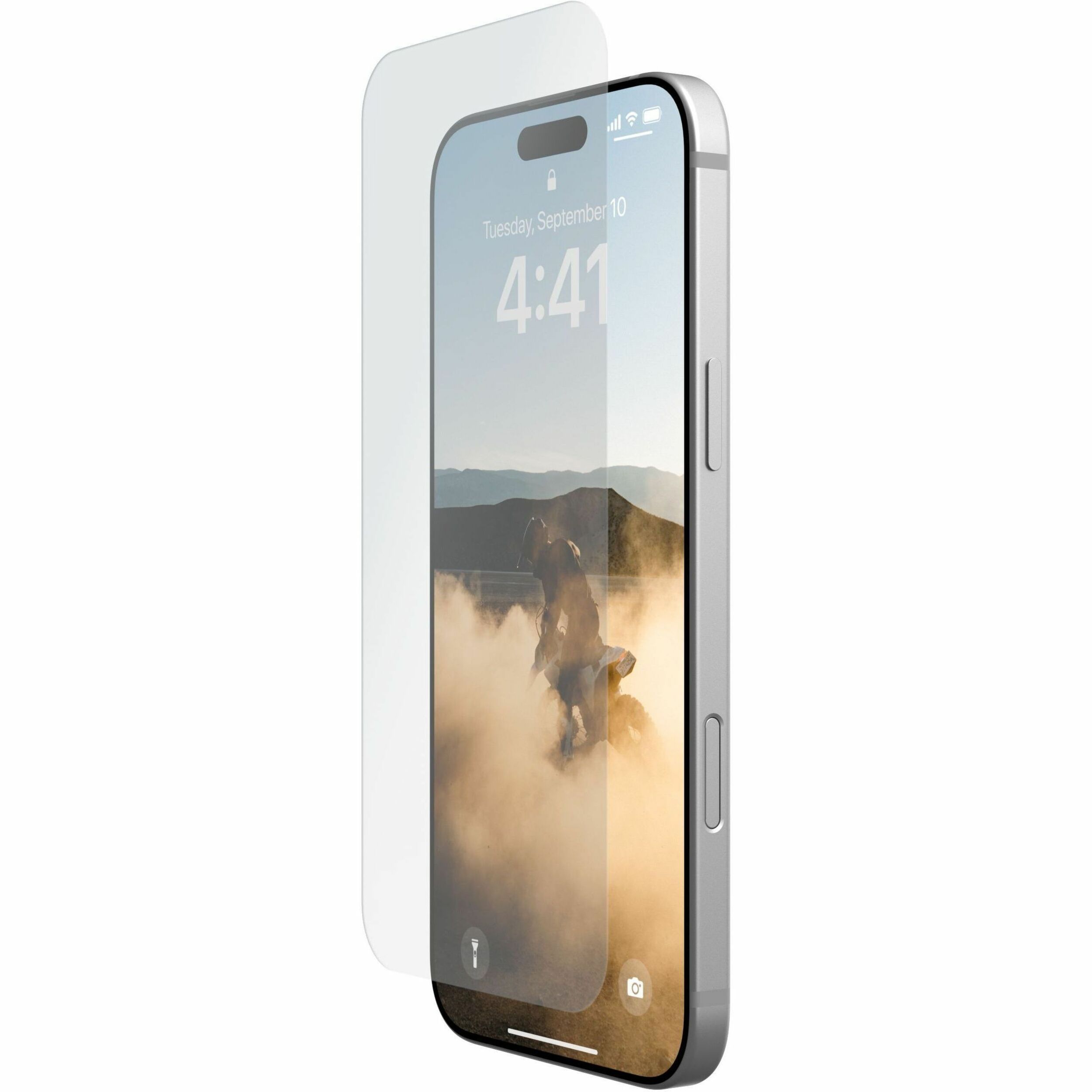 Urban Armor Gear Glass Screen Protector Shield Ultra For iPhone 16 Pro Max - Clear Clear