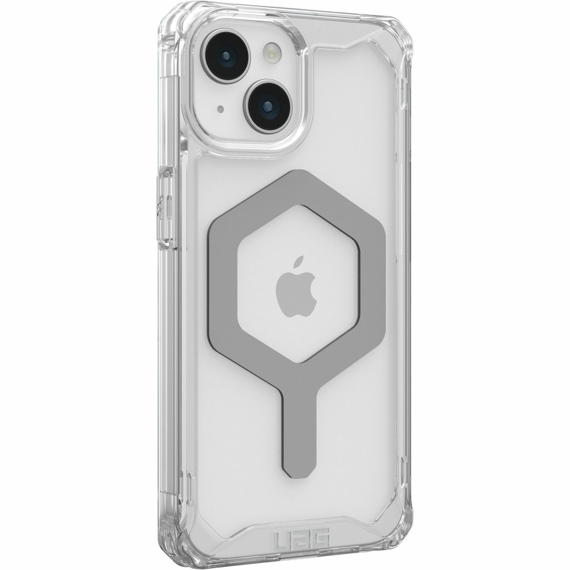Urban Armor Gear Plyo iPhone 15 Case - Ice/Silver